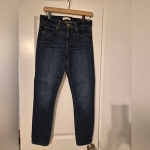 LOFT Dark Blue Modern Skinny Jeans
